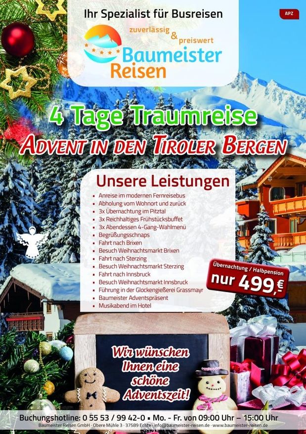 Advent in den Tiroler Bergen