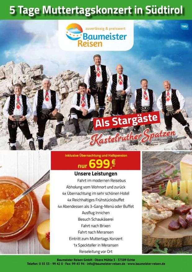 Muttertagskonzert in Südtirol