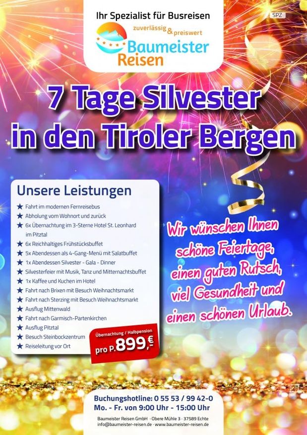 Silvester im Pitztal