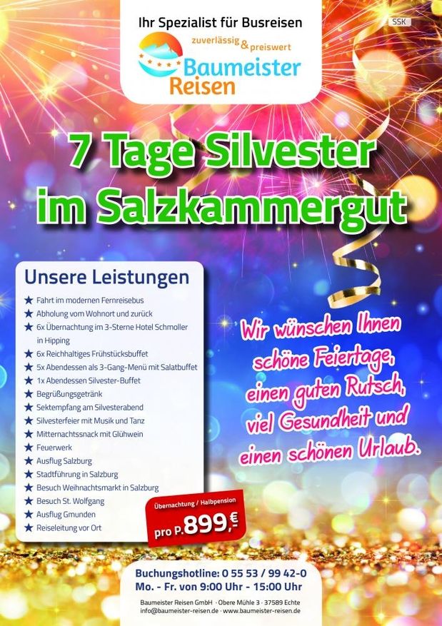 Silvester im Salzkammergut
