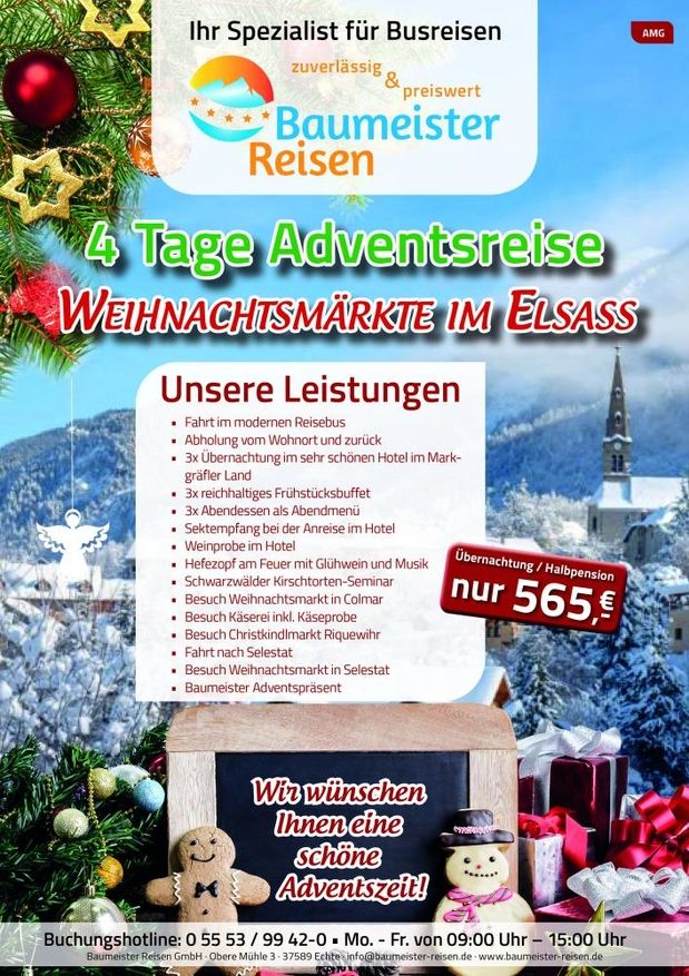Weihnachtsmärkte im Elsass